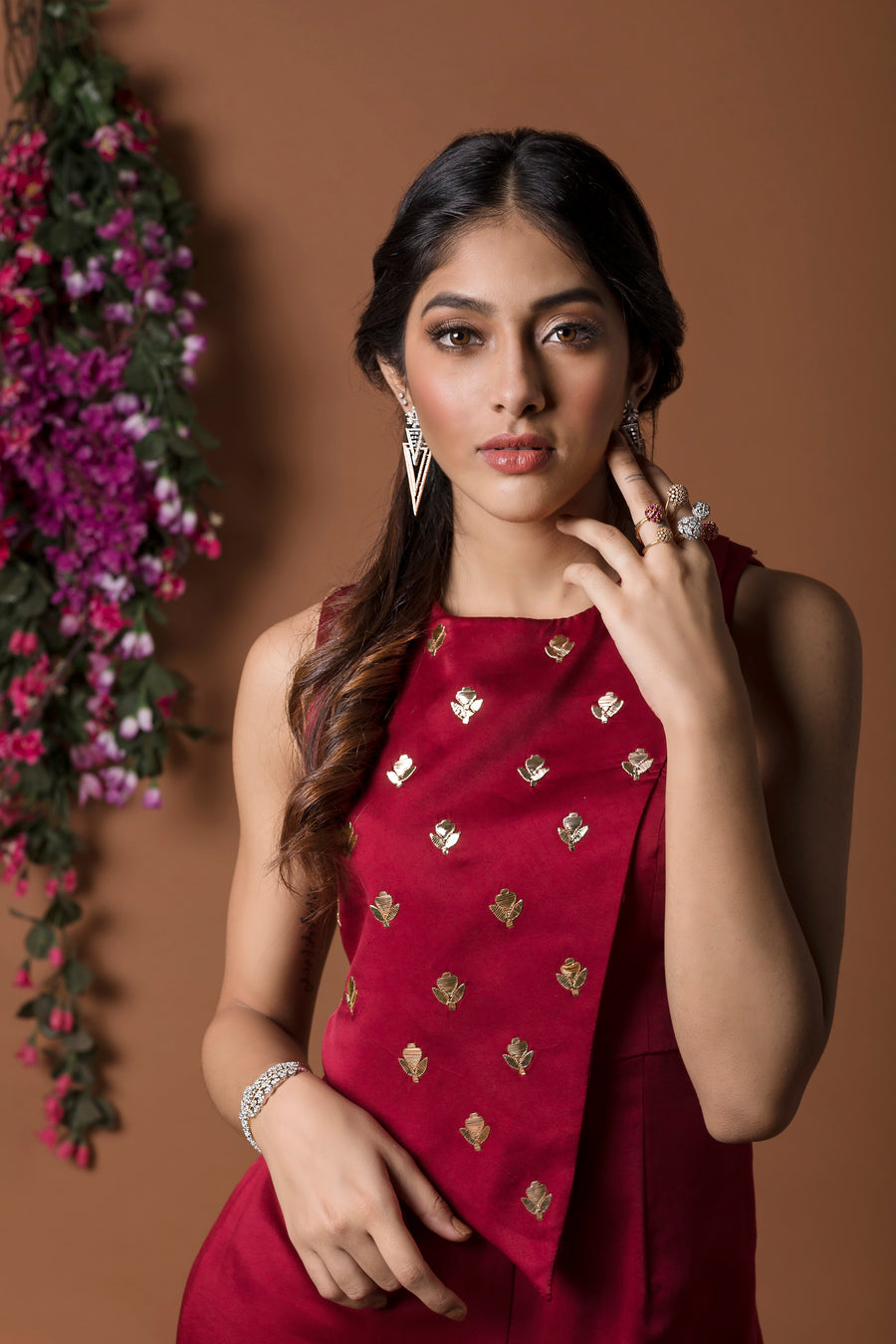 Exclusive Embroidery Work Jumpsuit With Dupatta | Aliyana – Aliyana  Designer Wear